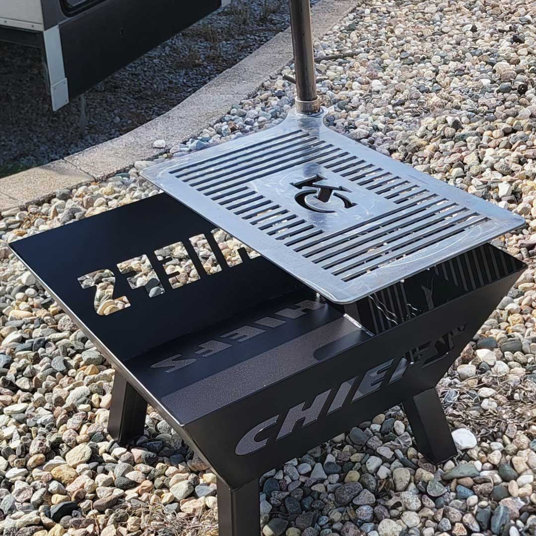 Custom metal firepit